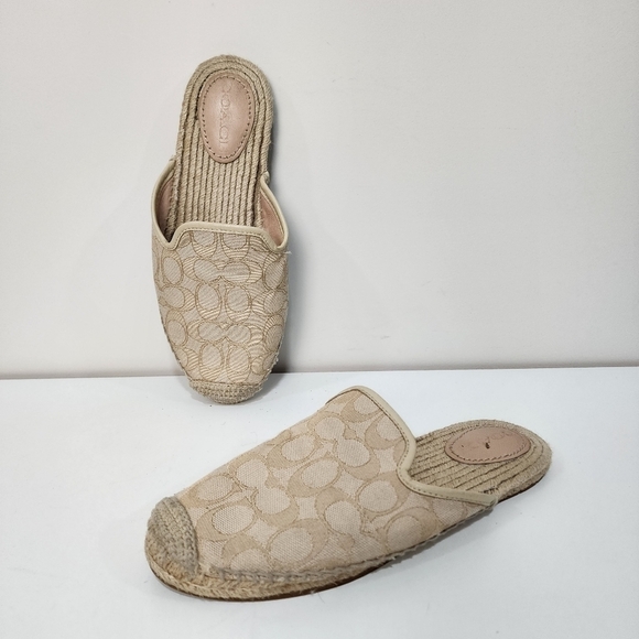 Coach espadrille flats, size 8 - Picture 3 of 6